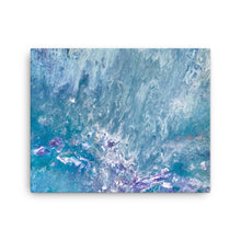 Load image into Gallery viewer, Indigo Marble Canvas Print
