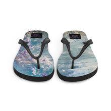 Load image into Gallery viewer, Indigo Marble Flip-Flops