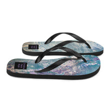 Load image into Gallery viewer, Indigo Marble Flip-Flops