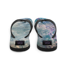 Load image into Gallery viewer, Indigo Marble Flip-Flops