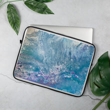 Load image into Gallery viewer, Indigo Marble Laptop Sleeve
