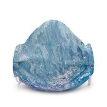 Load image into Gallery viewer, Indigo Marble Premium face mask