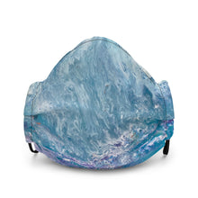 Load image into Gallery viewer, Indigo Marble Premium face mask