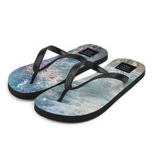 Load image into Gallery viewer, Indigo Marble Flip-Flops