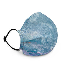 Load image into Gallery viewer, Indigo Marble Premium face mask