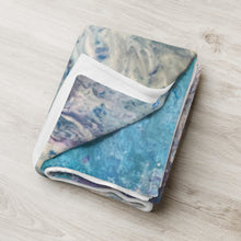 Load image into Gallery viewer, Indigo Marble Throw Blanket