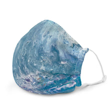 Load image into Gallery viewer, Indigo Marble Premium face mask
