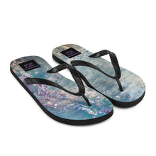 Load image into Gallery viewer, Indigo Marble Flip-Flops