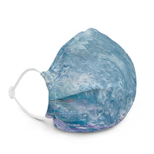 Load image into Gallery viewer, Indigo Marble Premium face mask