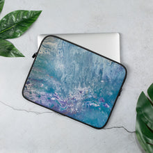 Load image into Gallery viewer, Indigo Marble Laptop Sleeve